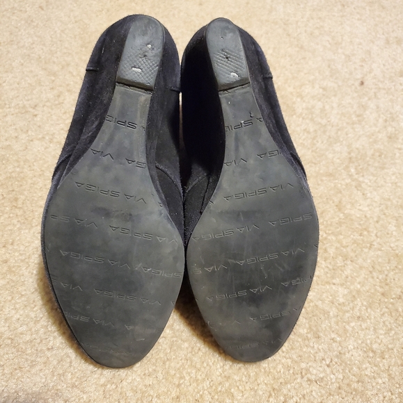Via Spiga Fedora Suede Wedge Bootie sz 6 - Picture 7 of 9